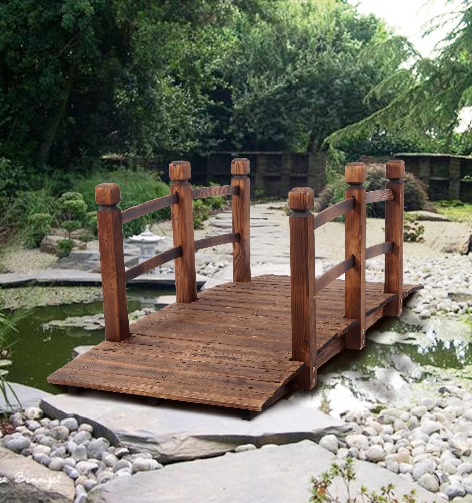 Amazon.com : 5 ft Garden Bridge, 500 LBS Capacity Arch Bridge