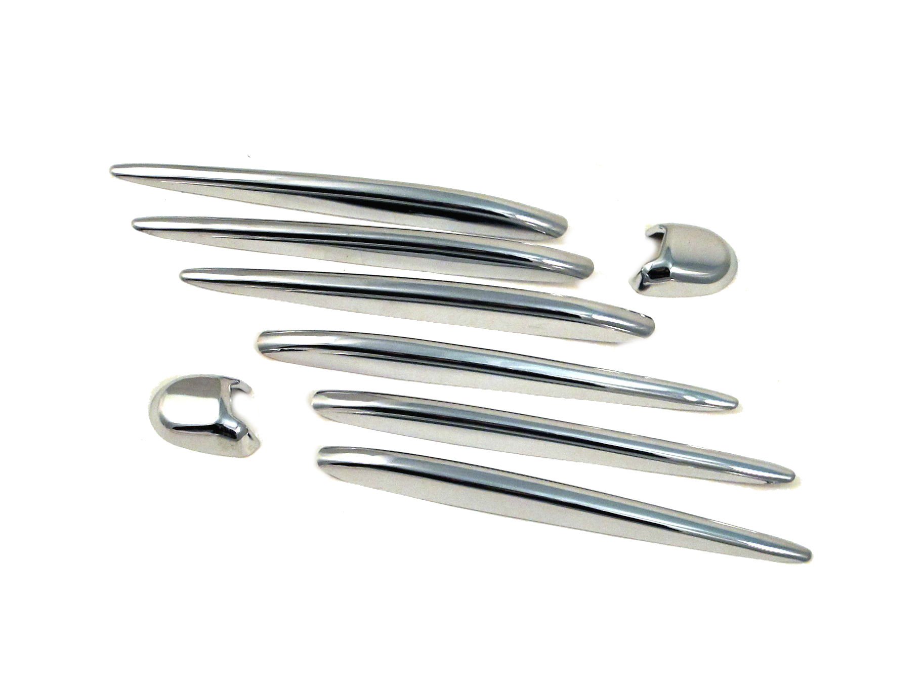 ATEX Chrome Hood Vent Fin+Nozzle Cover Trim For W164 X164 ML350/Come with 3M Self-adhesive Stickers