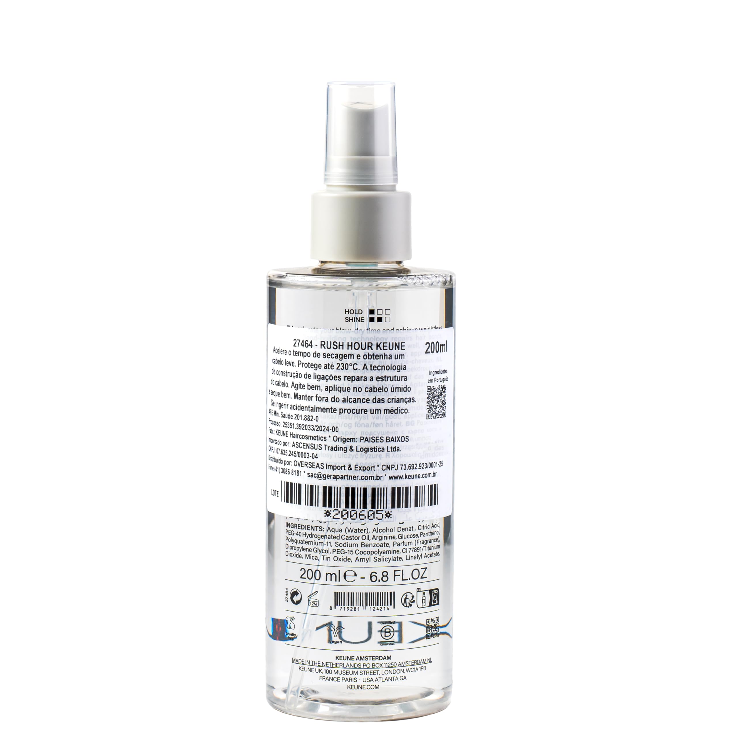 Keune Heat Protect Rush Hour Blowdry Accelerator 200ml - Hitzeschutzspray