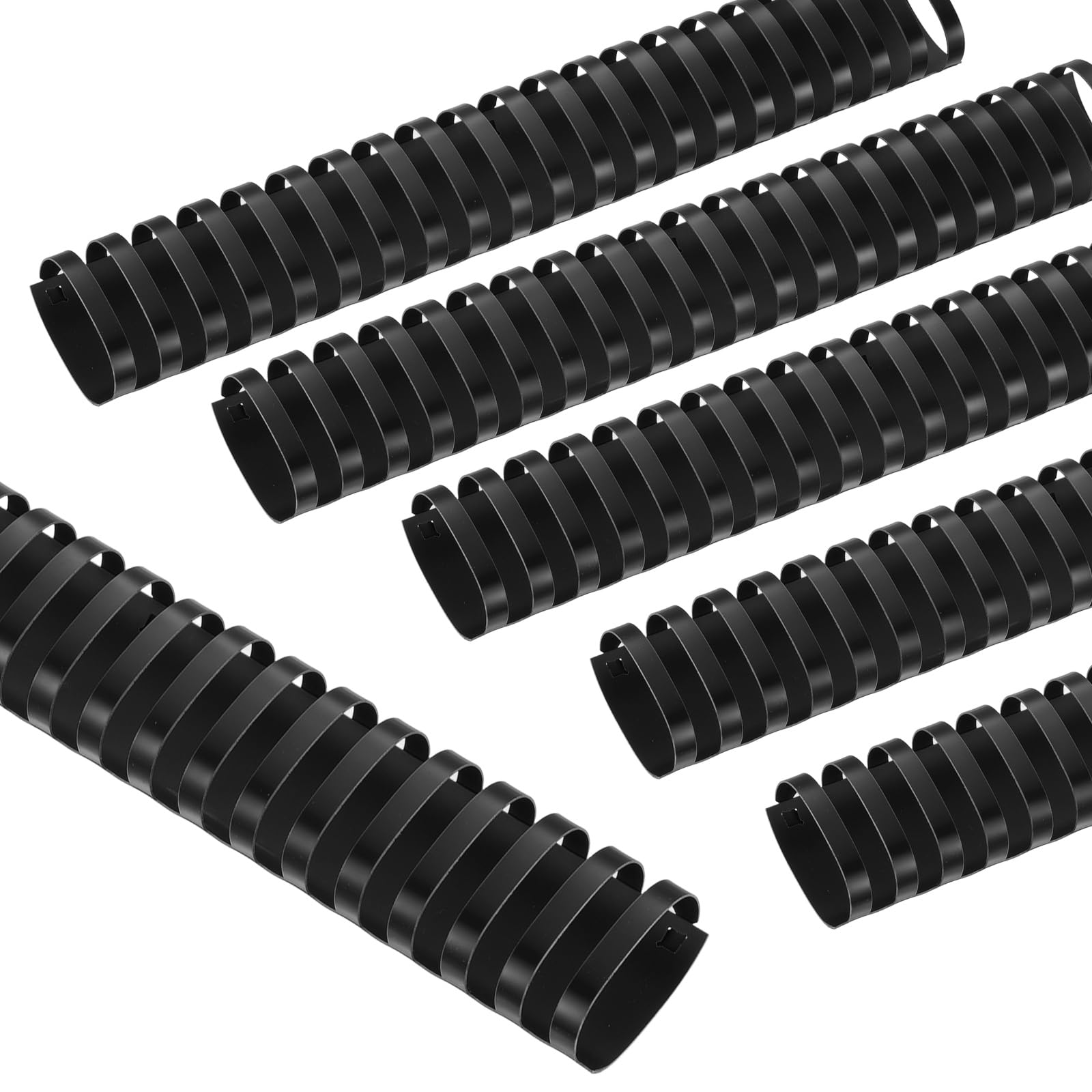 PATIKIL 45mm Plastic Binding Combs, 21 Rings Comb Binding Spines 50 Pcs