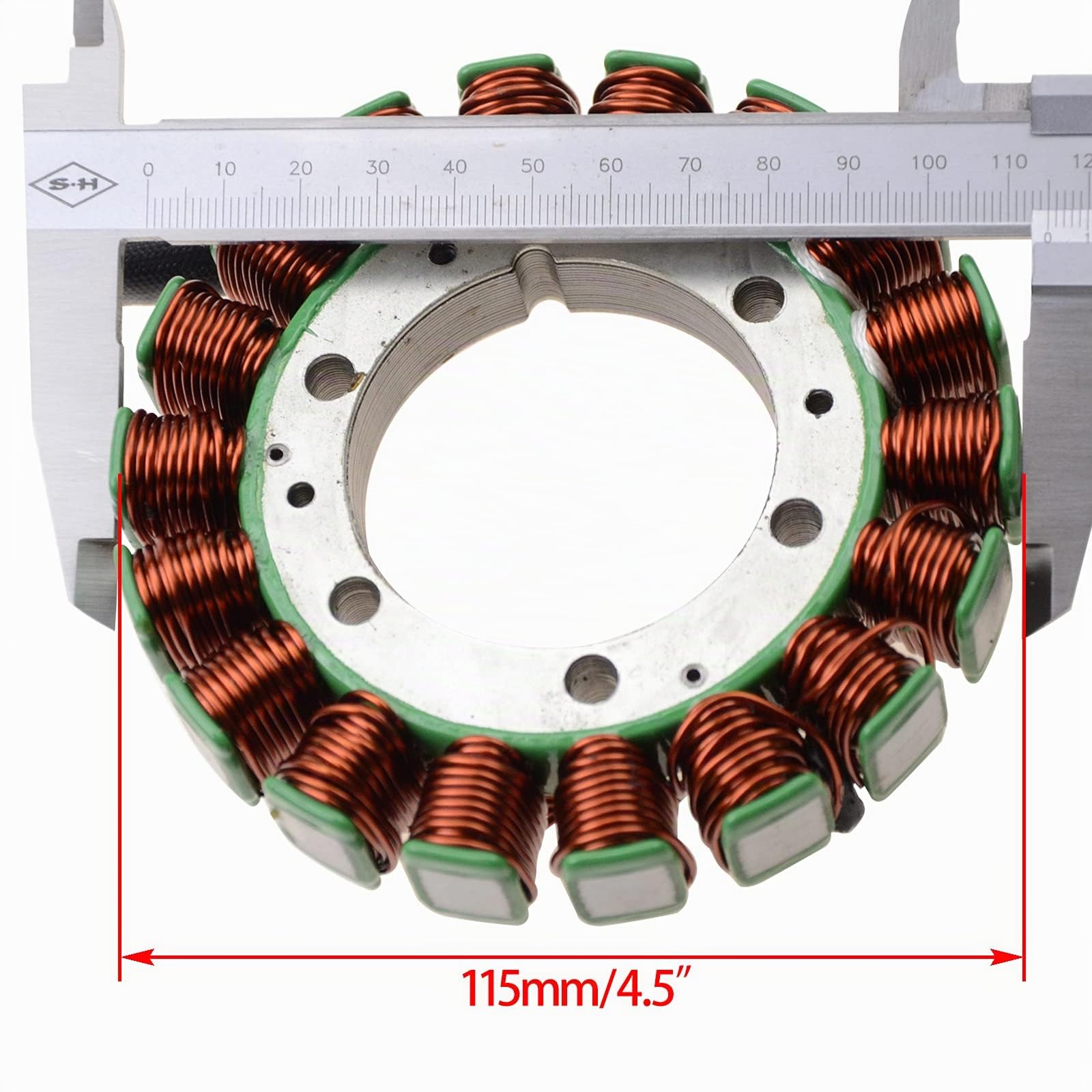 WOOSTAR 18 Bobinas 9 Cable Estator Magneto de Encendido Reemplazo para Warrior 350 YFM350 Raptor 350 YFM350 Wolverine 350 YFM350 Big Bear 400 YFM400 ATV 2002-2004 Motor