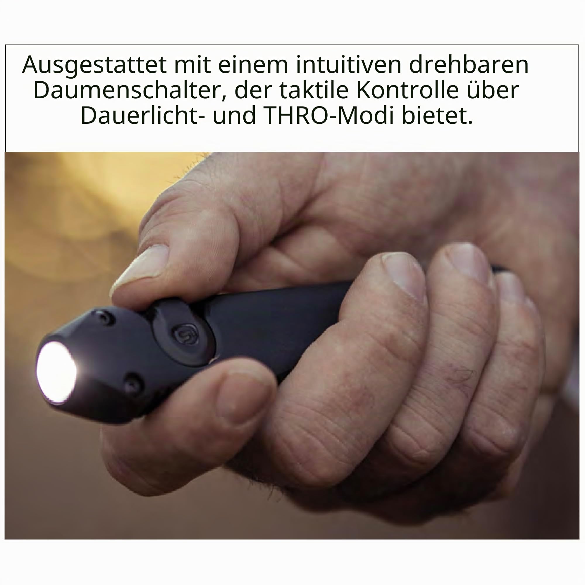 Streamlight 88811 Wedge 300-Lumen LED Taschenlampe USB-C Wiederaufladbar, inkl. Kabel & Lanyard, Kojote