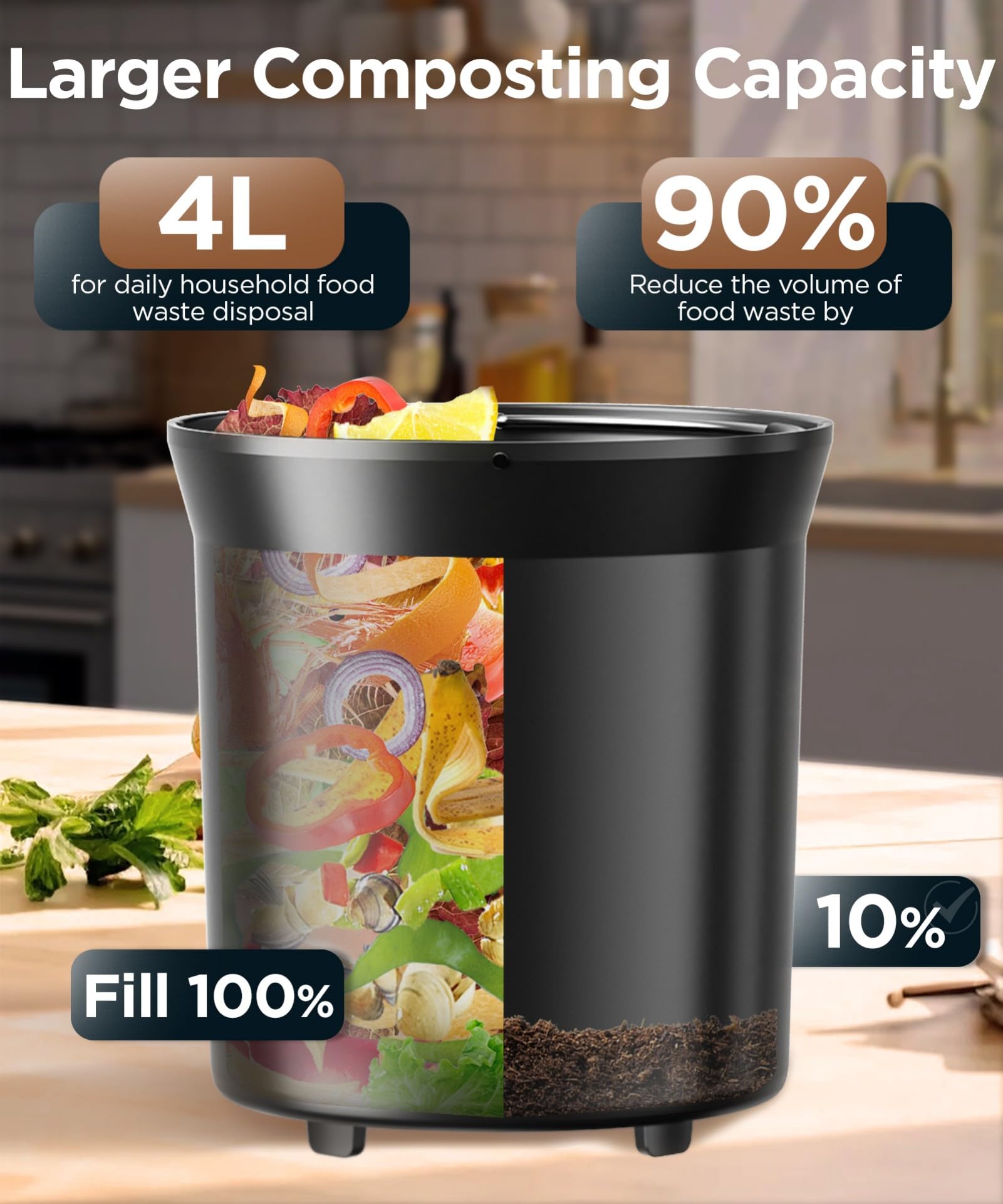 Composteur De Cuisine Électrique Ewooster InnovaGoods : La Solution Écologique Pour Transformer Vos Déchets En Compost PROMO -7 % à LE PUY-EN-VELAY, Puy En Velay (43000) - InnovaGoods