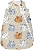 Vista 17 de vvfelixl Saco de dormir para bebé, diseño de dinosaurios, divertido y brillante, para bebés de 0 a 6 meses