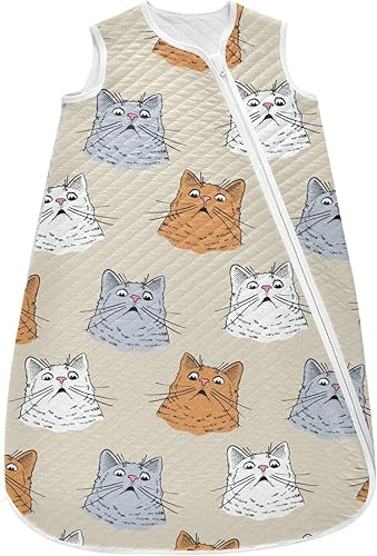 Miniatura 17 de vvfelixl Saco de dormir para bebé, diseño de dinosaurios, divertido y brillante, para bebés de 0 a 6 meses