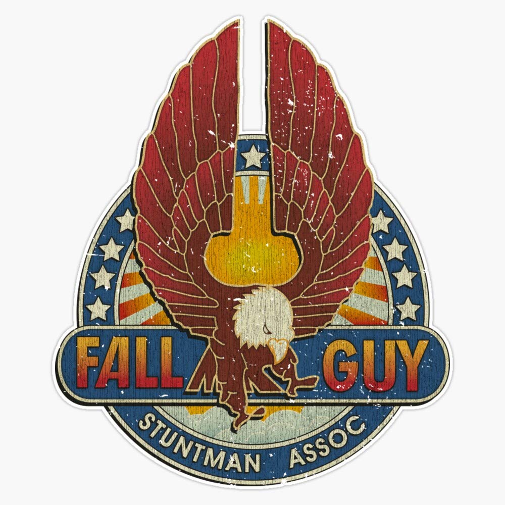 Fall Guy Stuntman Association Bumper Sticker Window Vinyl Decal 5"