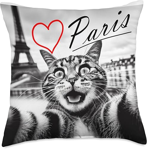 Miniatura 5 de France Paris - Cojín de la Torre Eiffel, 16 x 16, multicolor