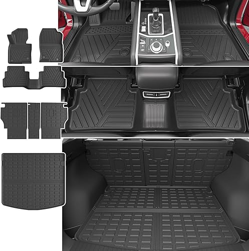 Tapete de respaldo compatible con Mazda CX-5 TPE 2023 2024 2024 repuesto para accesorios Mazda CX-5 2023 2024 (compatible con 23-24 CX5, alfombrilla