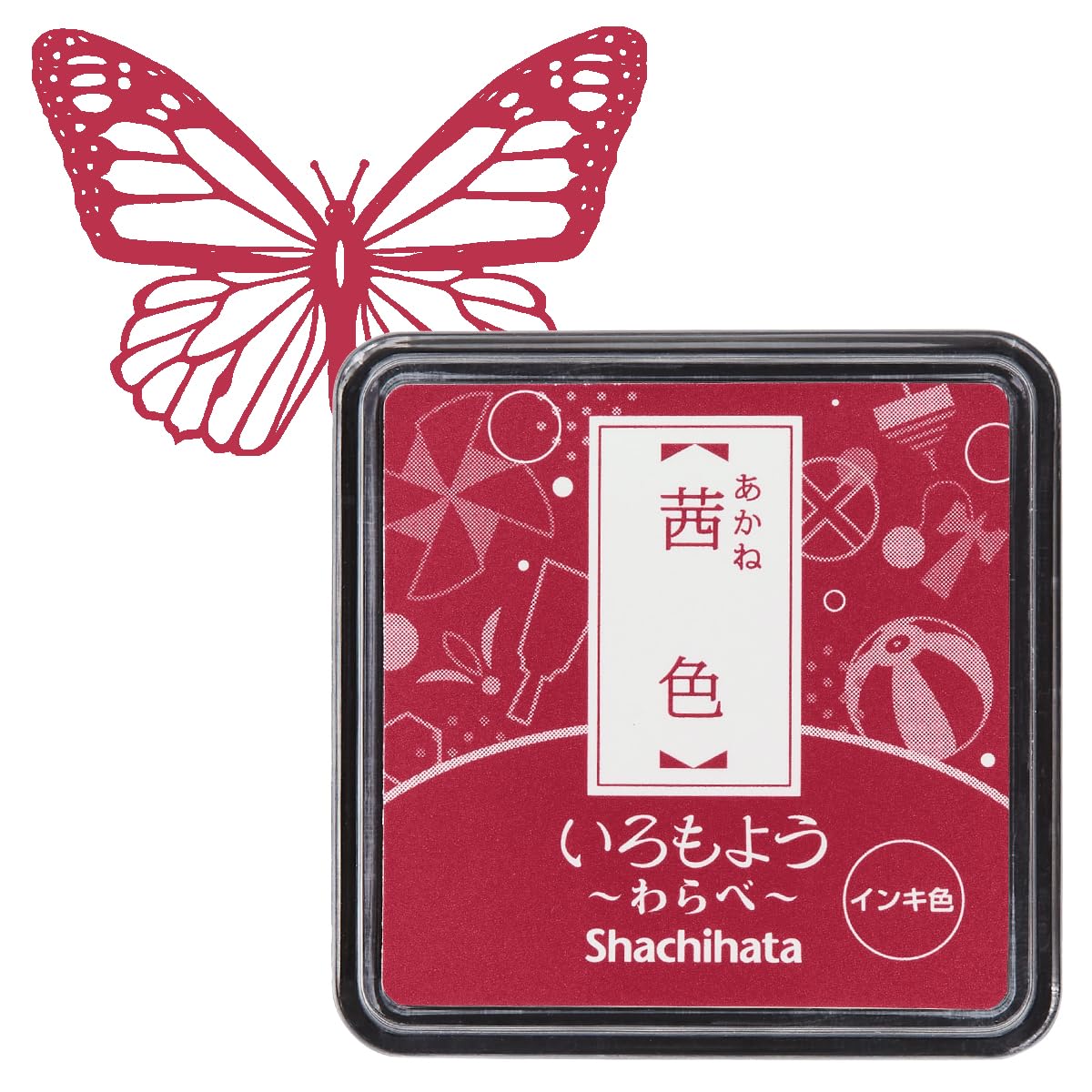 Shachihata Stamp Pad - Japanese Traditional Color Iromoyo - Black