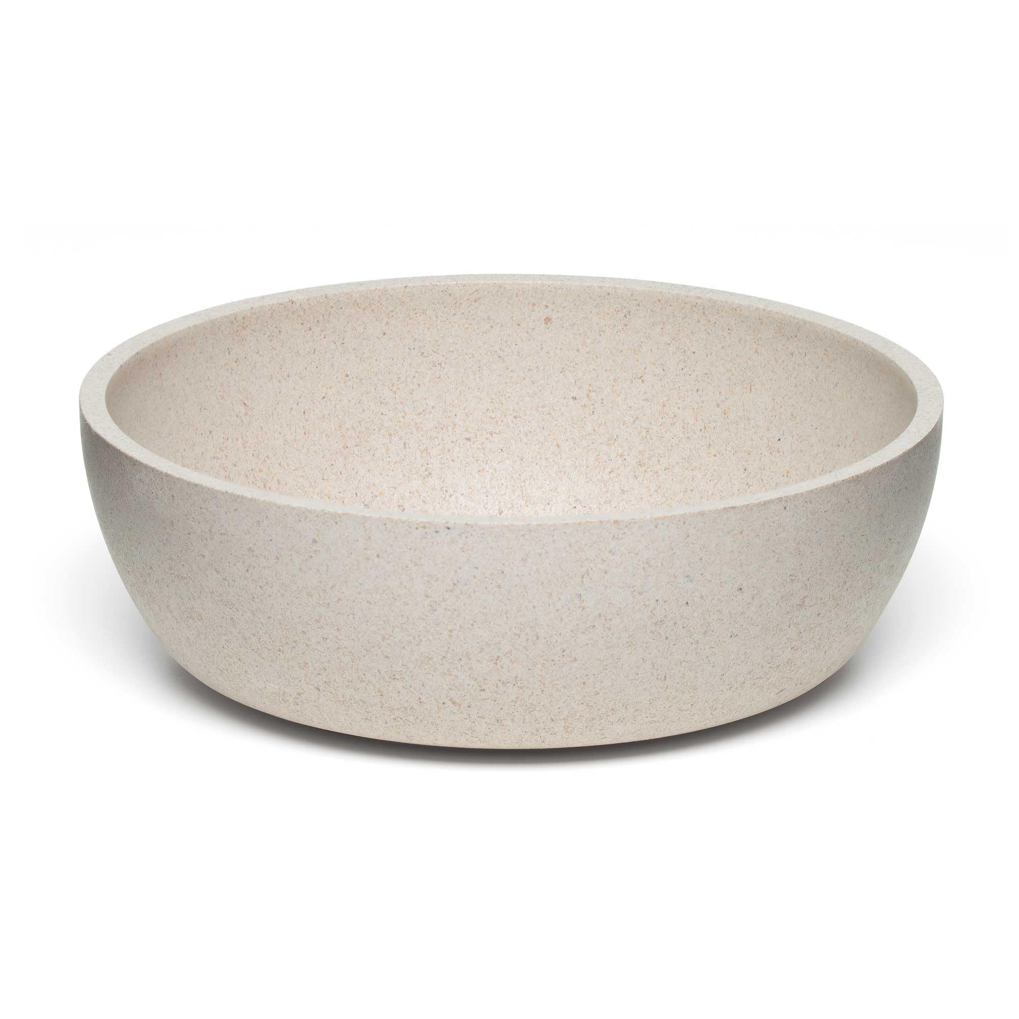 Loving Pets - Dolce Bamboo - Dog Food Water Bowl (Large, Oat-Beige)
