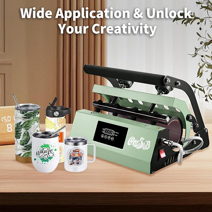 Termofijadora para Tumbler y Tazas CoolSub, Prensa de Calor para Sublimación miniatura 6