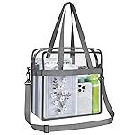 Oraben Clear Bag for Stadium Events 12x6x12 Clear Tote Bag for Women Sports Fan Tote Transparent Lunch Bag for Work Concert