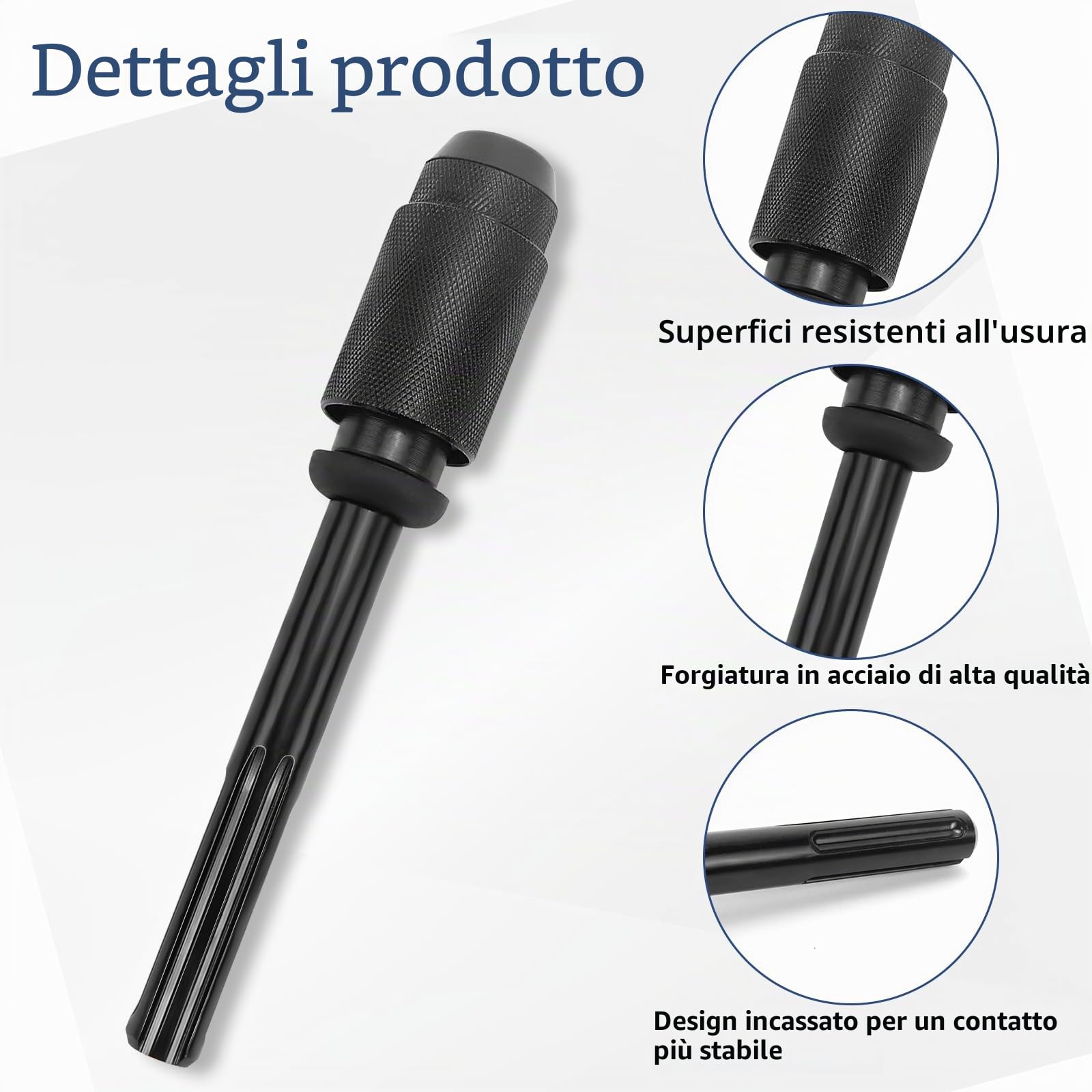 SDS Plus mandrino a sgancio rapido, adattatore Sds, adattatore con filettatura per tutti i trapani e scalpelli SDS Plus mandrino per avvitatore mandrino trapano Accessori