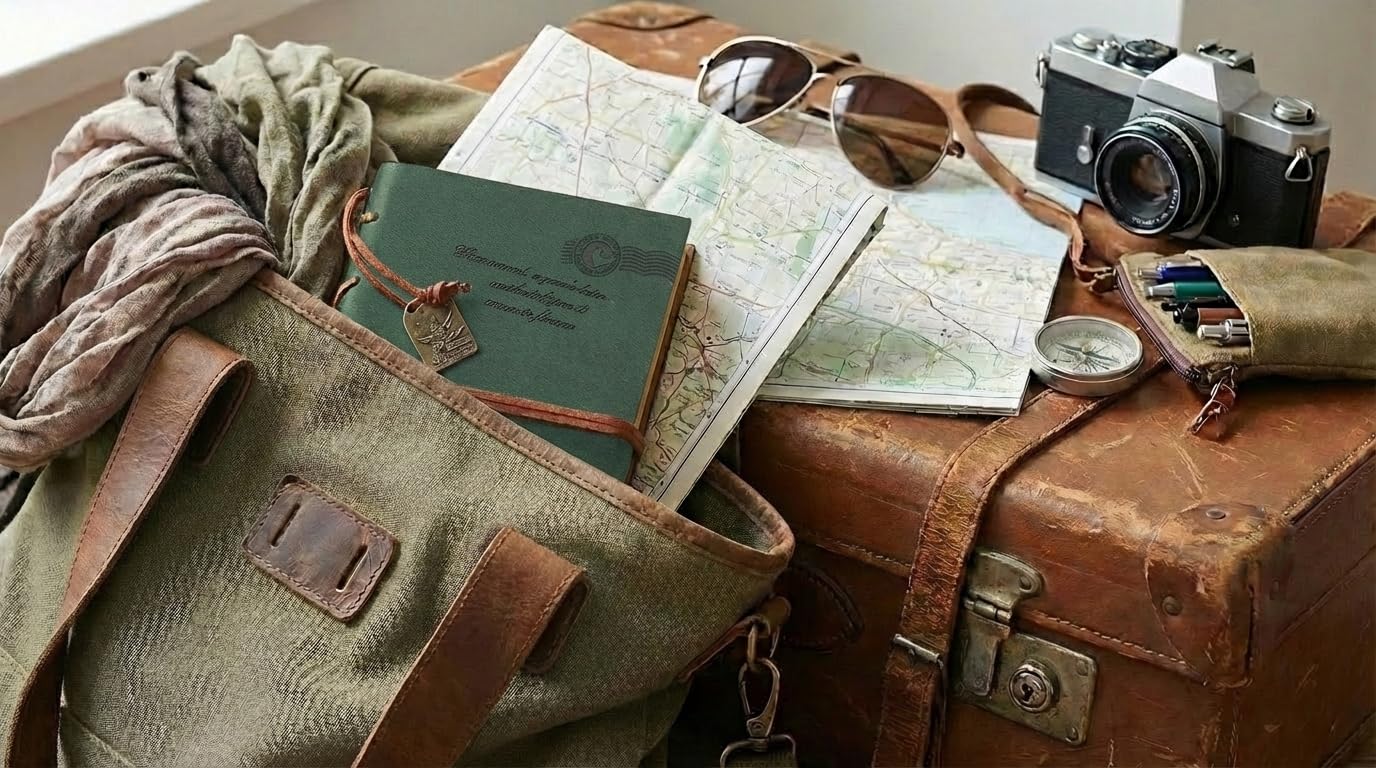 EvZ Skórzany dziennik do pisania, klasyczny notatnik w stylu retro, vintage, pamiętnik, szkicownik, prezenty z niewyściełanymi dziennikami podróży, do pisania dla dziewcząt i chłopców, księga gości,