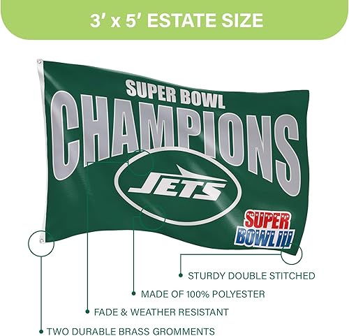 Miniatura 171 de NFL Dallas Cowboys - Bandera duradera de 3 x 5 para exteriores con ojales, bandera y pancarta resistentes para jardín al aire libre y patio, bandera