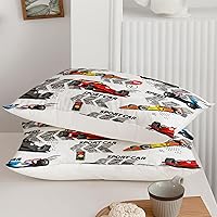 Vista 85 de Axolotl Kid Comforter Set Twin Size,Racing Car Bedding Set for Boys Girls Teen Kids Children Racing Gifts,Race Cars Quilt Bed Set with 1 Comforter 2