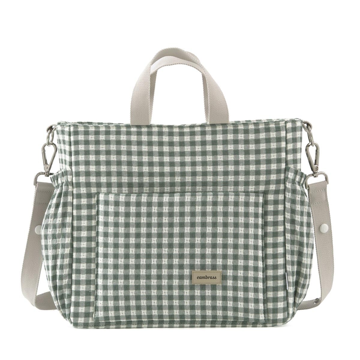 Cambrass - Bolso Carro Maternal para Bebé - Organizador para Pañales y Otras Cosas de Maternidad - Vicky Verde 16x43x37 Cm