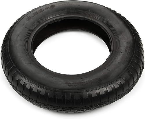 Miniatura 2 de 3.50-8 Juego de neumáticos y tubos interiores para carretilla neumática inflable y rueda de carretilla de mano llanta de 14 pulgadas 8 "'