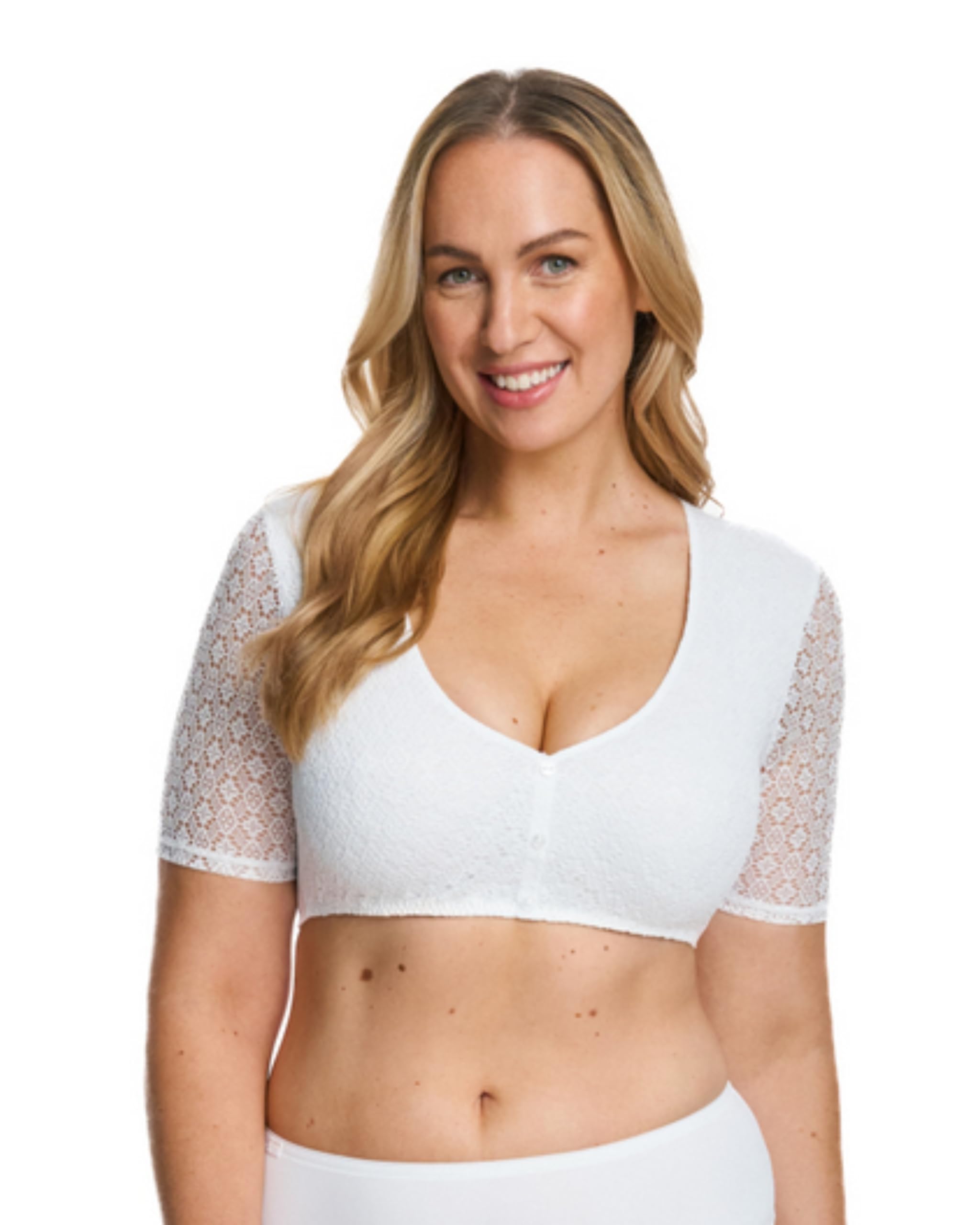 SUSA Damen Bluse, Halbtransparent