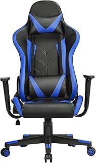 Yaheetech Ergonomics Office Chair Video Desk Computer Chair High Back Swivel Racing Gaming Chair with Lumbar Back Support
