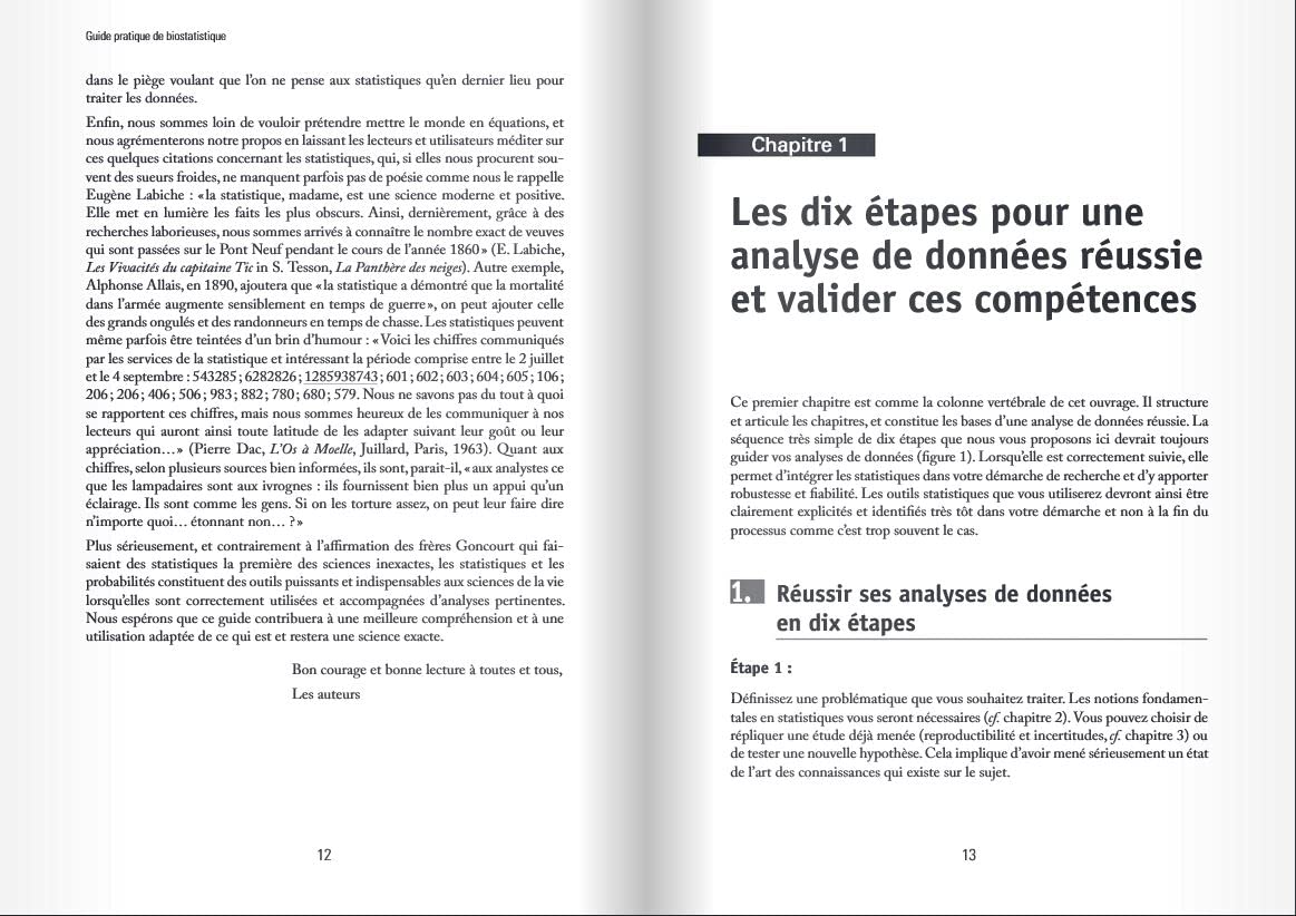 Guide pratique de biostatistique: Choisir les bons outils pour analyser ses données