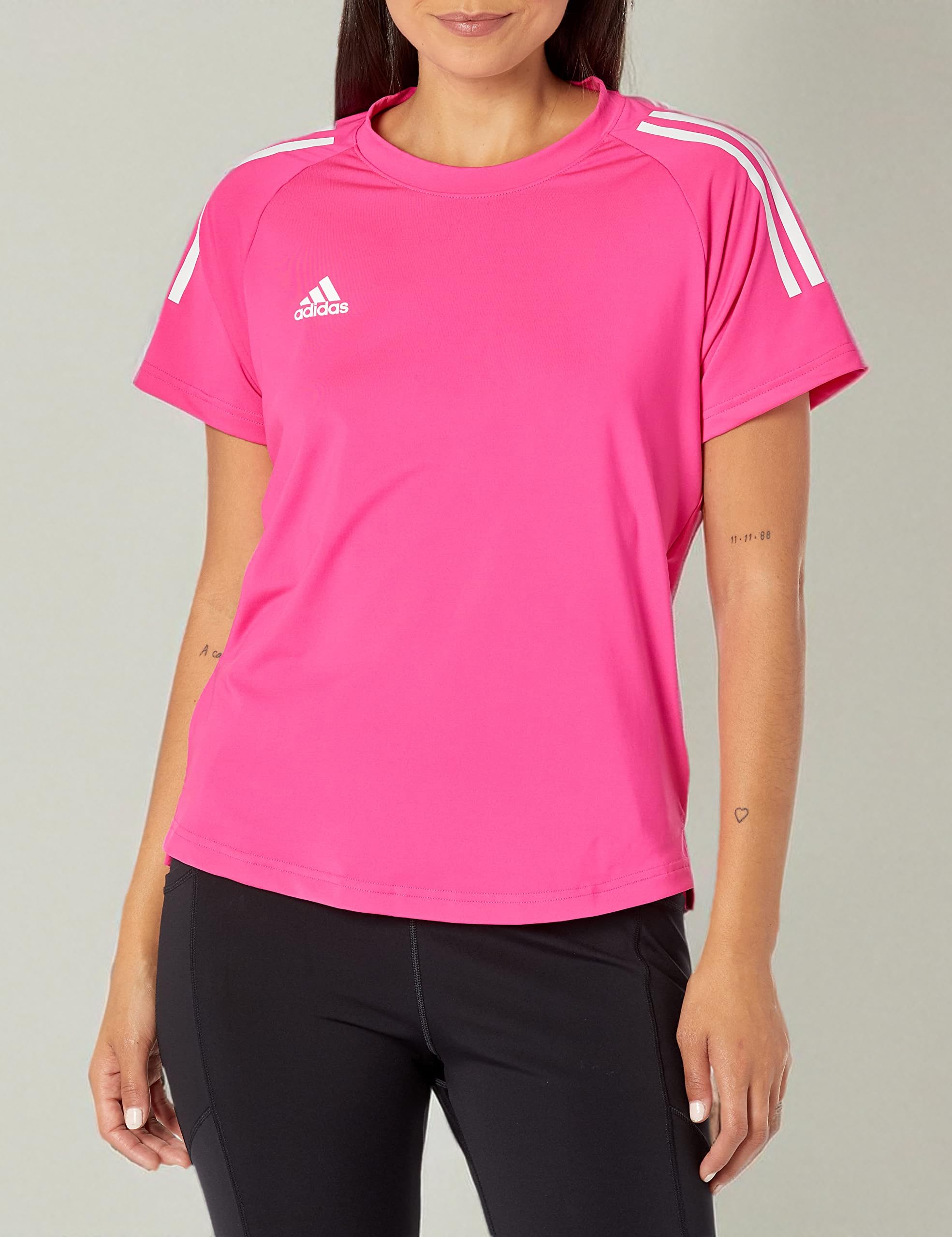 adidas Hi Low Jersey Short Sleeve Jersey (Manica Corta) Donna