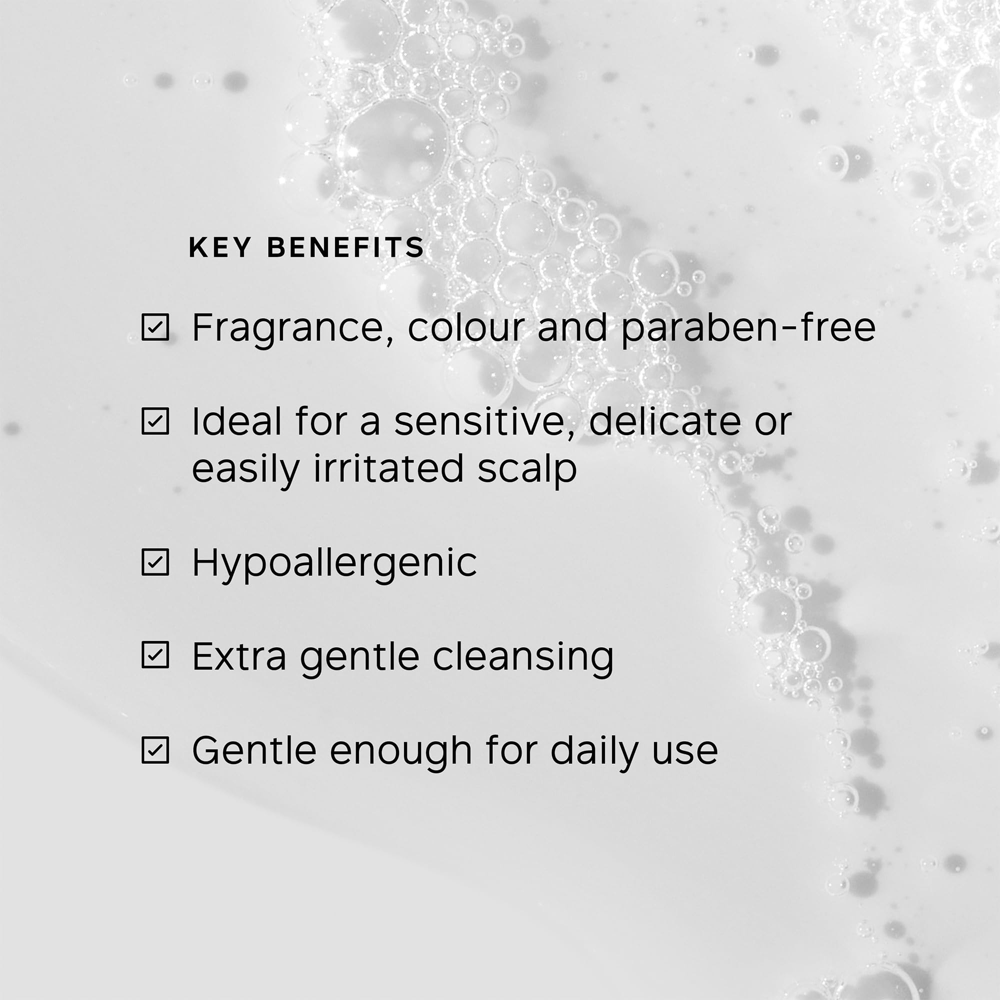 Philip Kingsley | No Scent No Colour Shampoo | Für empfindliche und empfindliche Kopfhaut | Sulfat- und parfümfrei | 1000ml