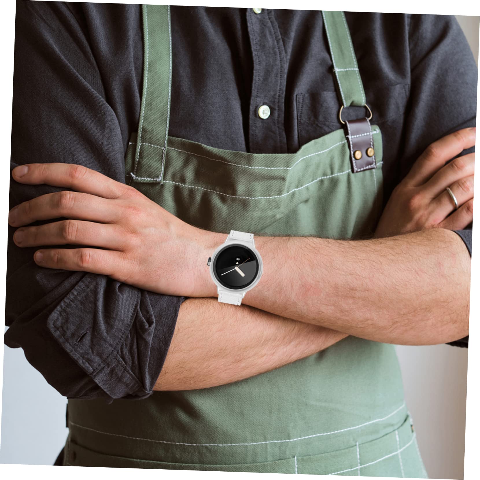 Housoutil 5 Set di Cover per Schermo di Ricambio per Watch Custodia Protettiva Riutilizzabile Cover per Smartwatch Staccabile 2 Pezzi*5