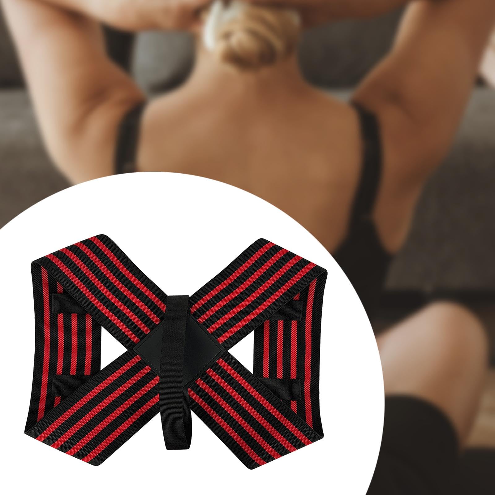 4 Pezzi Correttore Posturale Regolabile Fascia Dorsale Traspirante Raddrizzaspalle per Impiegata Operaio Adatto Fitness Allenamento Muscolare, Come immagine, 4 pezzi