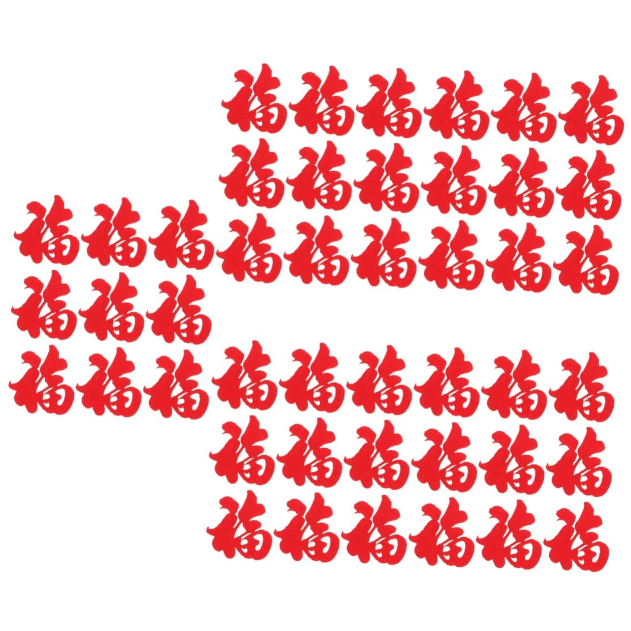 ABOOFAN 5sets Hochzeit Tisch Konfetti Streu Dekorationen Stil Chinesische Dekorationen Für Party 100 Stücke * 5