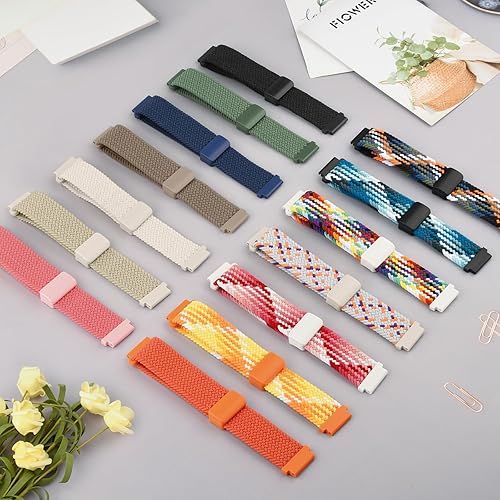 Miniatura 2 de Meliya Correa de reloj Garmin Forerunner 24564555158 para mujeres y hombres, correa de repuesto de nailon suave de 0.787 pulgadas para Garmin Venu