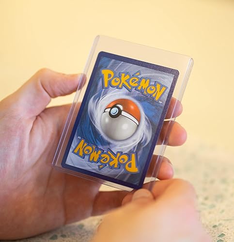 Miniatura 6 de 25 cargadores superiores de plástico duro, protectores de tarjetas intercambiables transparentes, fundas de Pokémon, Yugioh, béisbol, baloncesto,