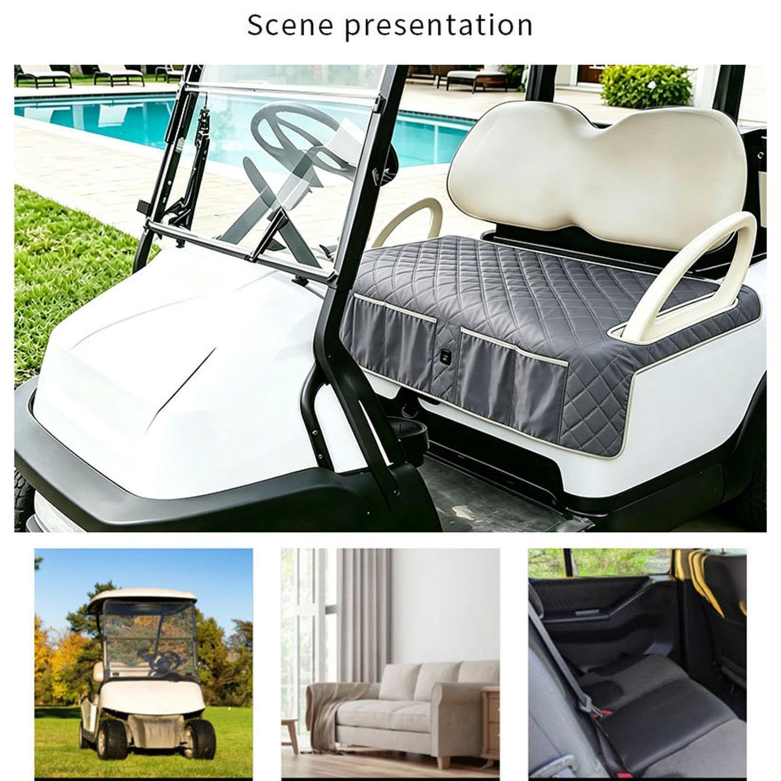Scaldabagno per golf cart 4 zone riscaldamento 3 livelli cuscino regolabile