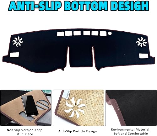 Miniatura 5 de Cubierta de salpicadero para Toyota RAV4 2024 2023 2022 2021 2020 2019 cubierta de salpicadero cubierta de salpicadero protector almohadilla para