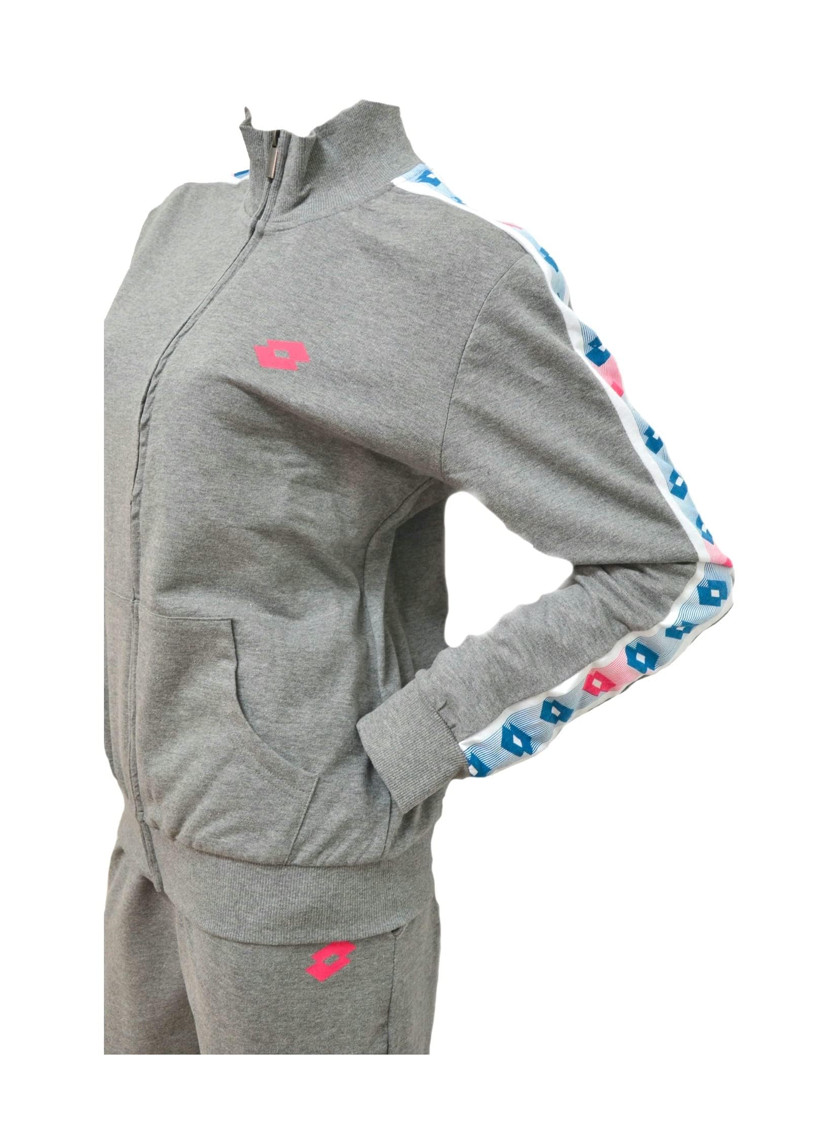 LOTTO Tuta Donna in Felpa Estiva - Tuta Donna Completa - Sportiva - Leggera Morbida per il tuo massimo comfort