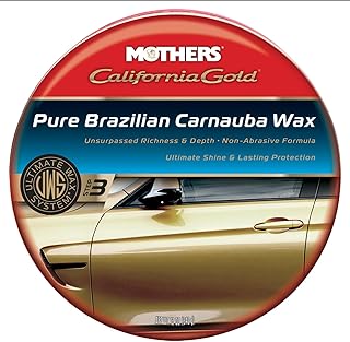 Mothers 05550-6 California Gold Pure Brazilian Carnauba Wax Paste (Ultimate Wax System, Step 3) - 12 oz., (Pack of 6)