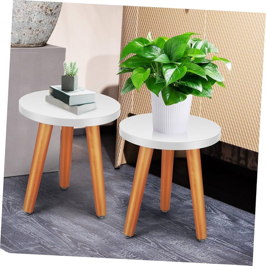 木製 自然形状 テーブル 観葉植物スタンド スツール 無垢材ウッドスツール 天然木製 丸太 椅子 サイドテーブル