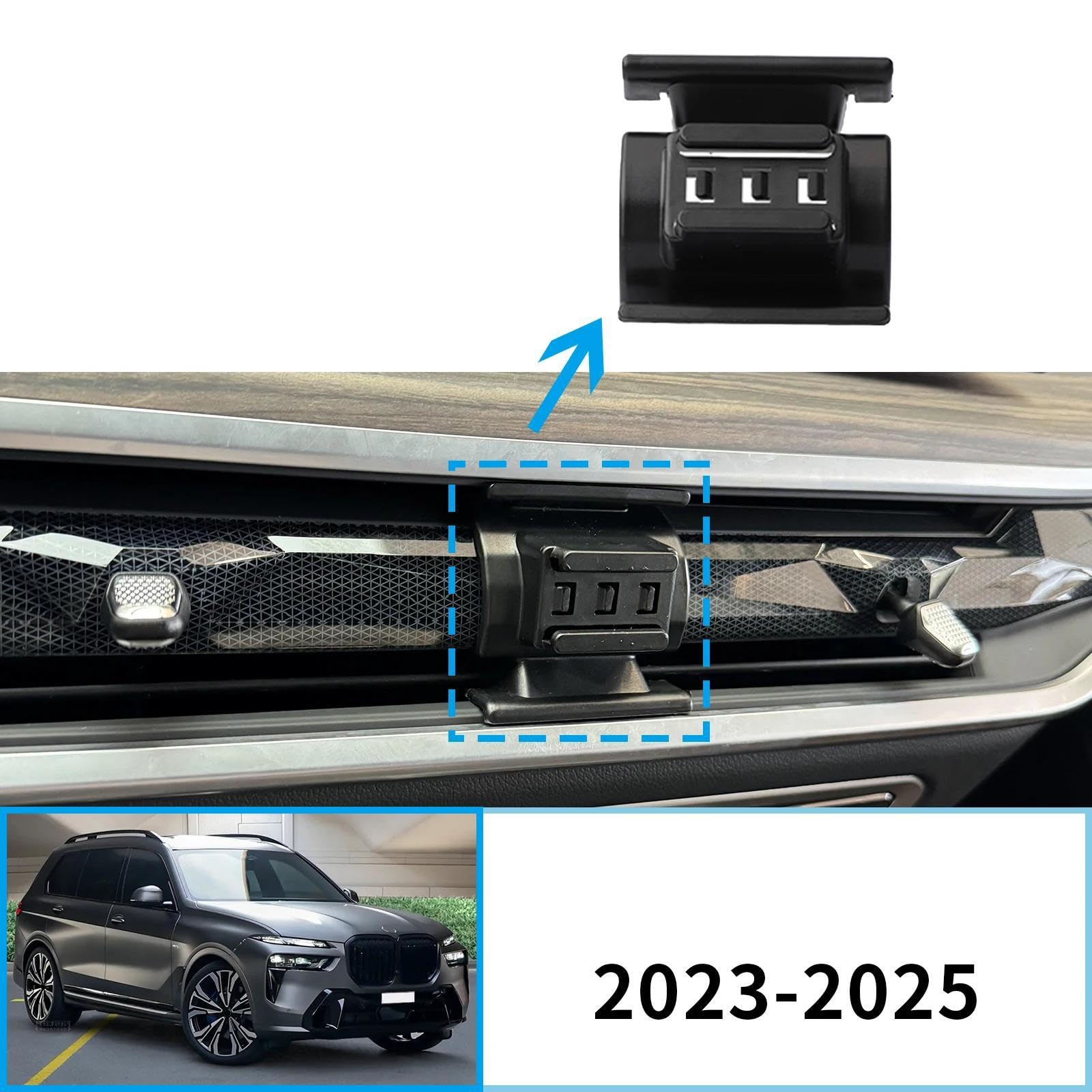 Uchwyt Samochodowy na Telefon dla BMW X7 2023-2025, uchwyt samochodowy na telefon komórkowy, stojak na nawigację GPS (ładowanie)