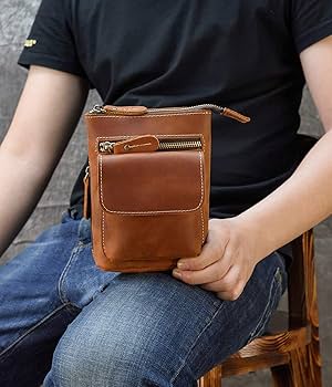Amazon.co.jp: [Luufan] ウエストポーチ ベルトポーチ メンズ