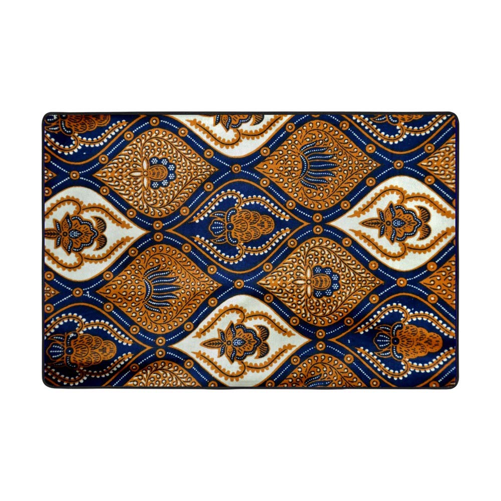 Tapis de maison grand format pour protéger le sol du salon motif chat lune polyester