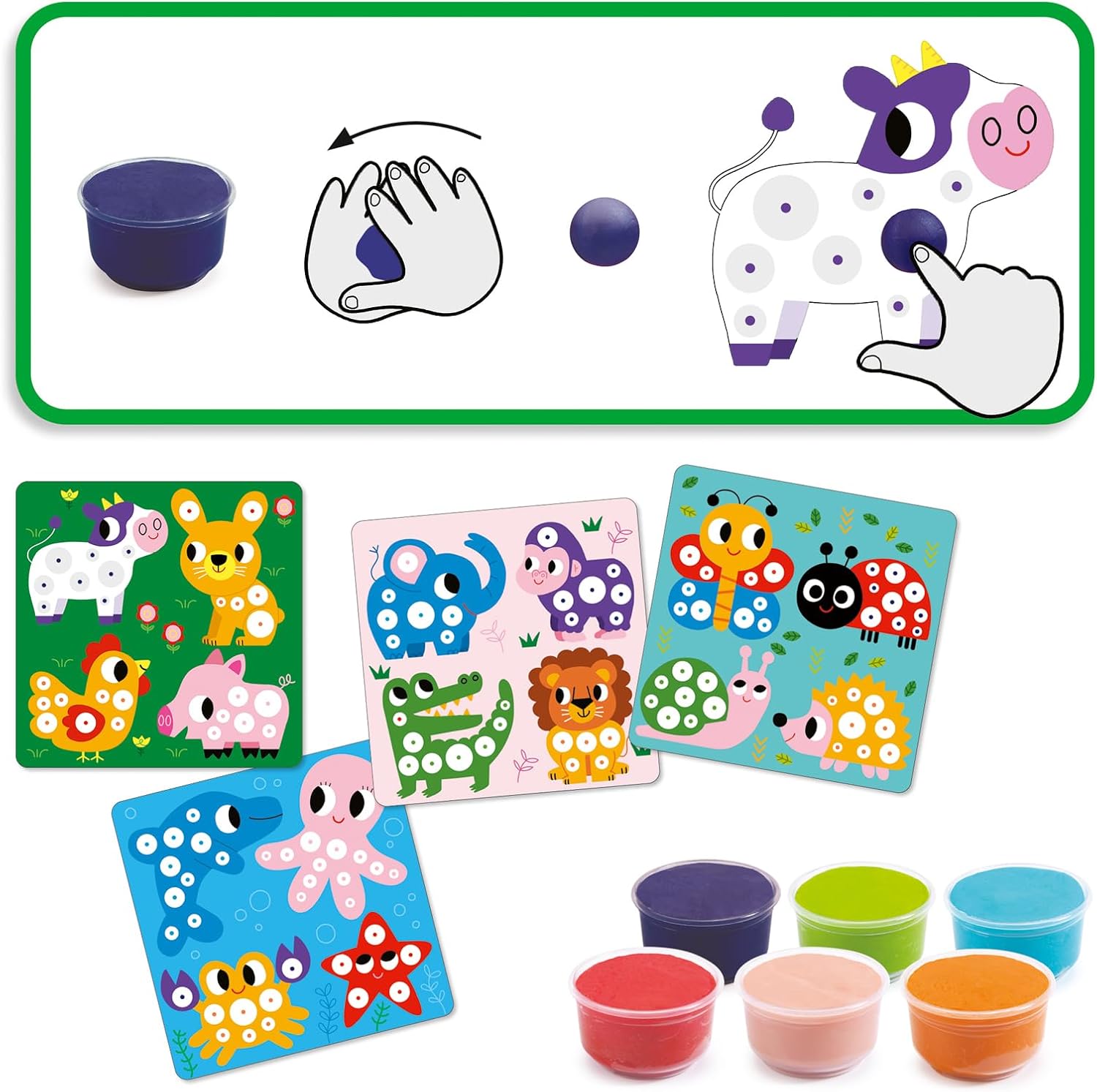 DJECO Dough Circles and Dough Shaping Kit