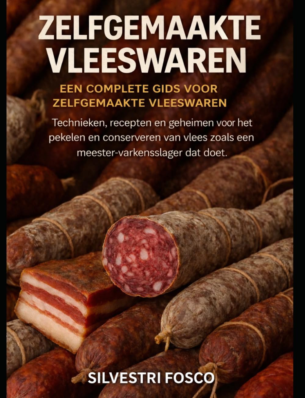 Zelfgemaakte vleeswaren – Een complete gids voor zelfgemaakte vleeswaren: Technieken, recepten en geheimen voor het pekelen en conserveren van vlees zoals een meester-varkensslager dat doet.