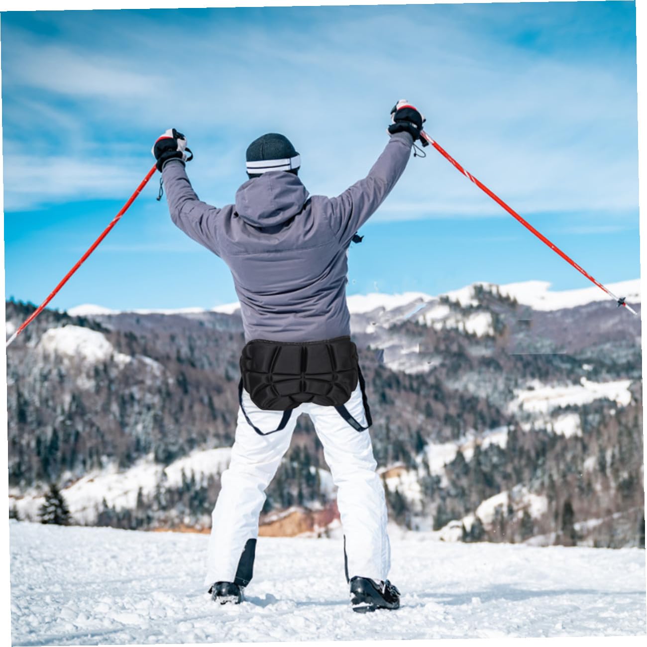 Ciieeo Protezione per Sedere da Pattinaggio per Adulti e Bambini, Pantaloncini Imbottiti Leggeri e Durevoli Protezione i Fianchi, per Snowboard, Skate e Attività Sportive All’aperto