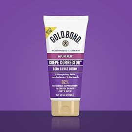 Gold Bond Age Renew Day & Night Duo Lotion Set for Body & Face, Gold Bond Crepe Corrector Lotion, Visibly Firms Skin & Gold Bond Retinol Overnight Lotion, Visibly Smooths Skin, 8.6 oz.