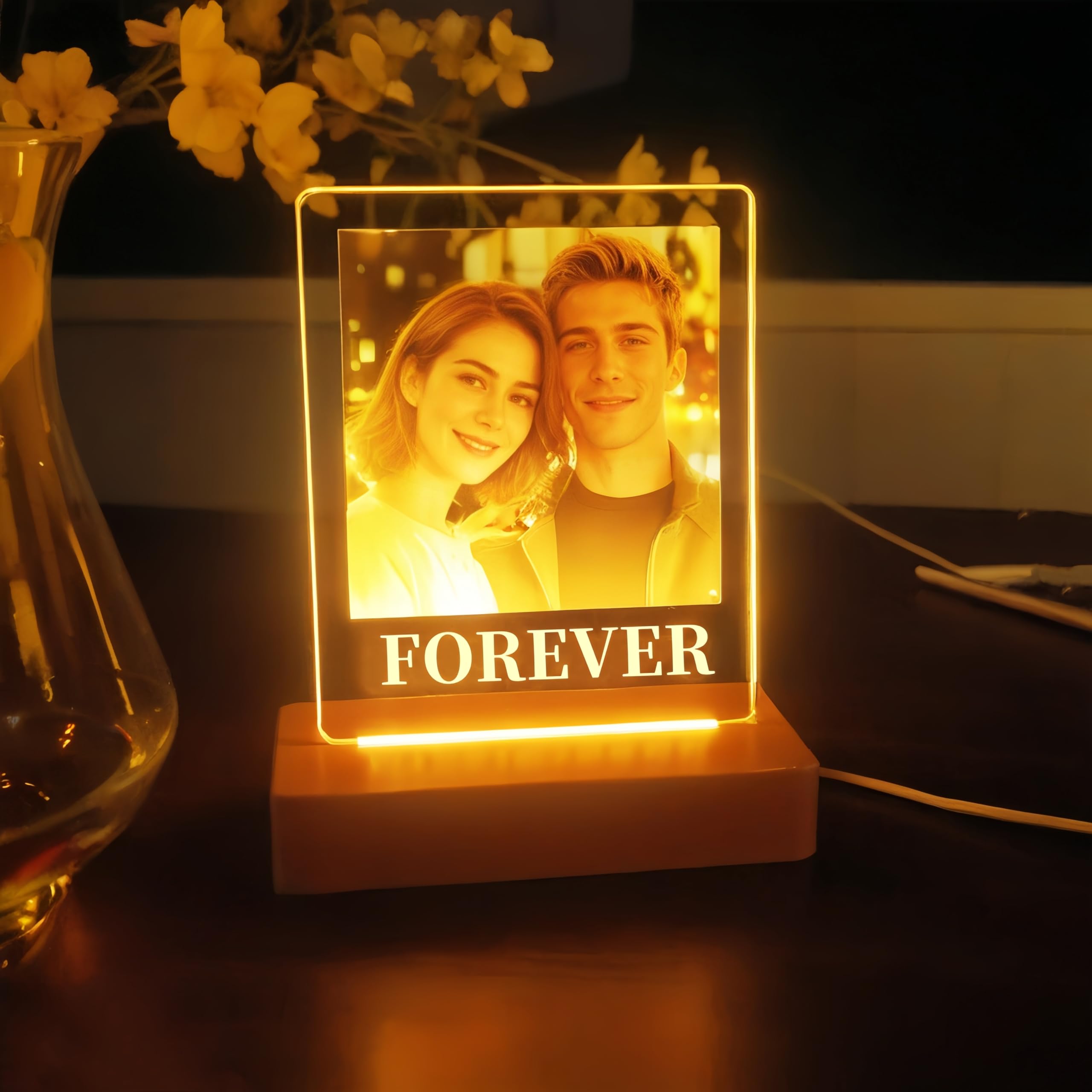 Cadeau Saint Valentin Couple Cadeau Acrylique Puzzle Cadeau Pour Son Amoureux Cadeau Copine Cadeau Homme Amour 1 G OBJET DECORATIF - Maison