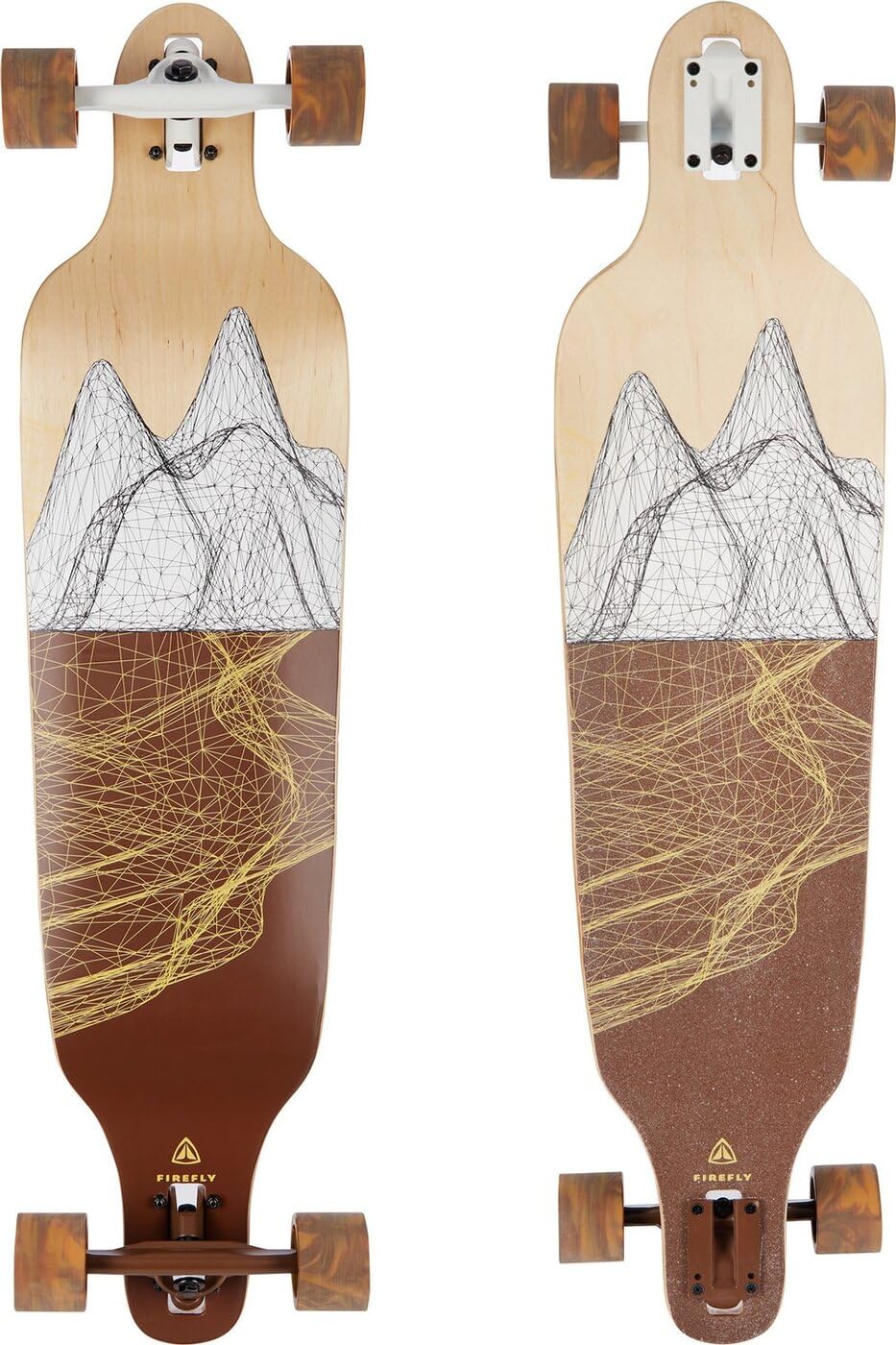 FIREFLY Longboard LGB 305 Wood/White/Brown