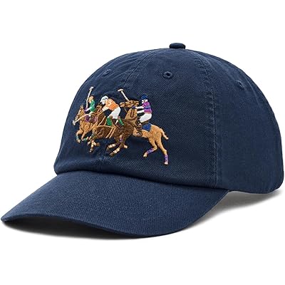 Polo Ralph Lauren Triple-Pony Twill Ball Cap newport navy