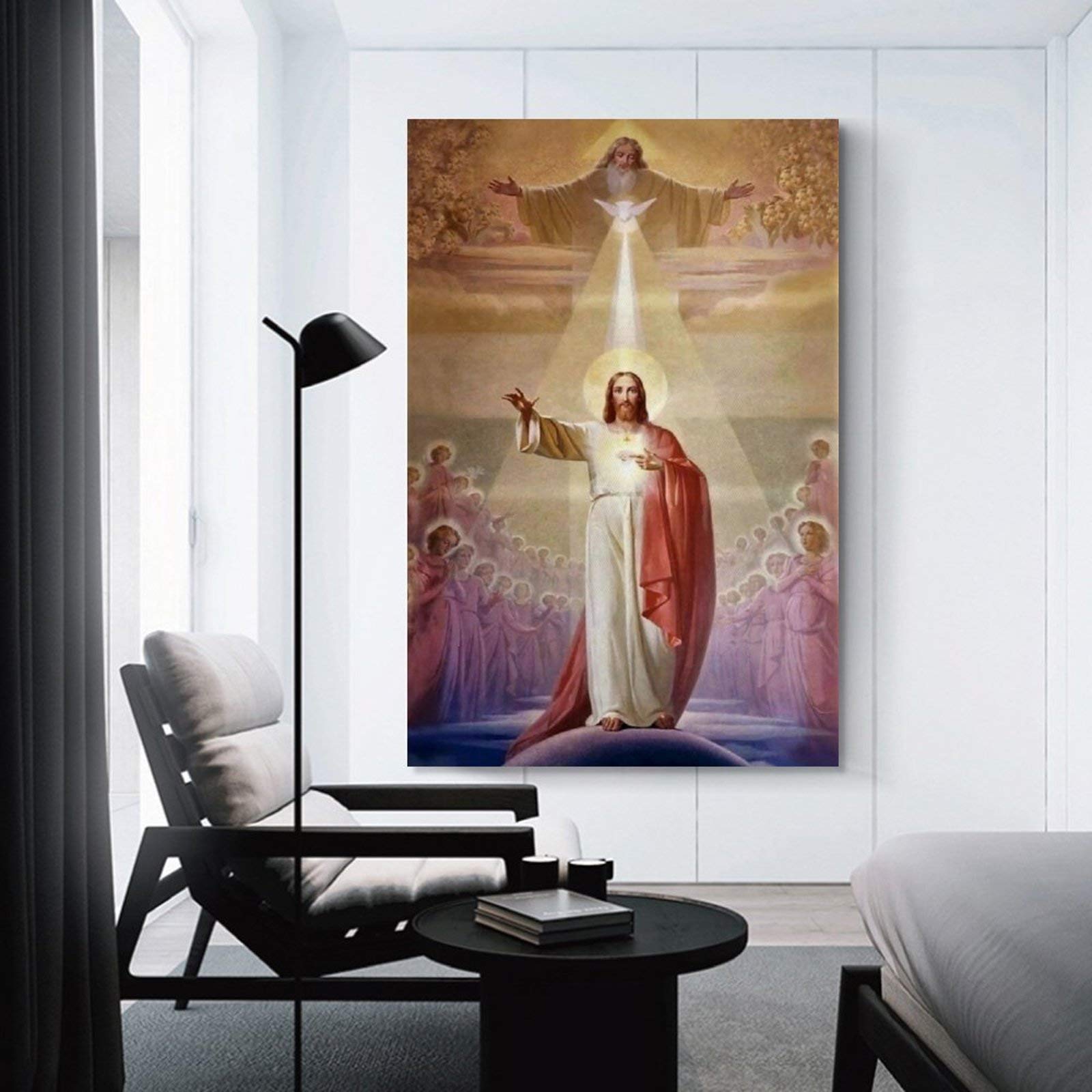 JESUS CHRIST REVELATION Canvas Art Print - 12x18 Inch Religious Wall Decor For Home