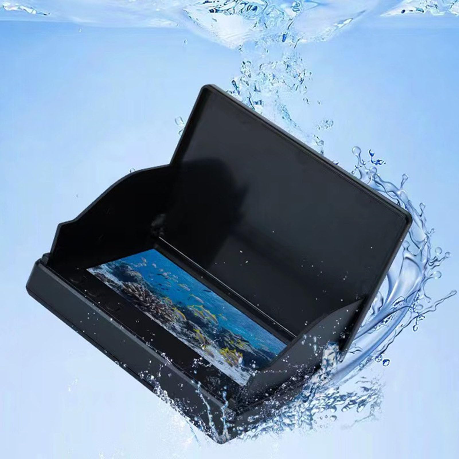 Videocamera per la Pesca Subacquea, Fish Finder Monitor LCD da 4,3 Pollici Fotocamera Impermeabile 1000TVL Fotocamera Subacquea con Luci a LED IR, per Lake Sea Boat Kayak Ice (30 m / 98,43 piedi