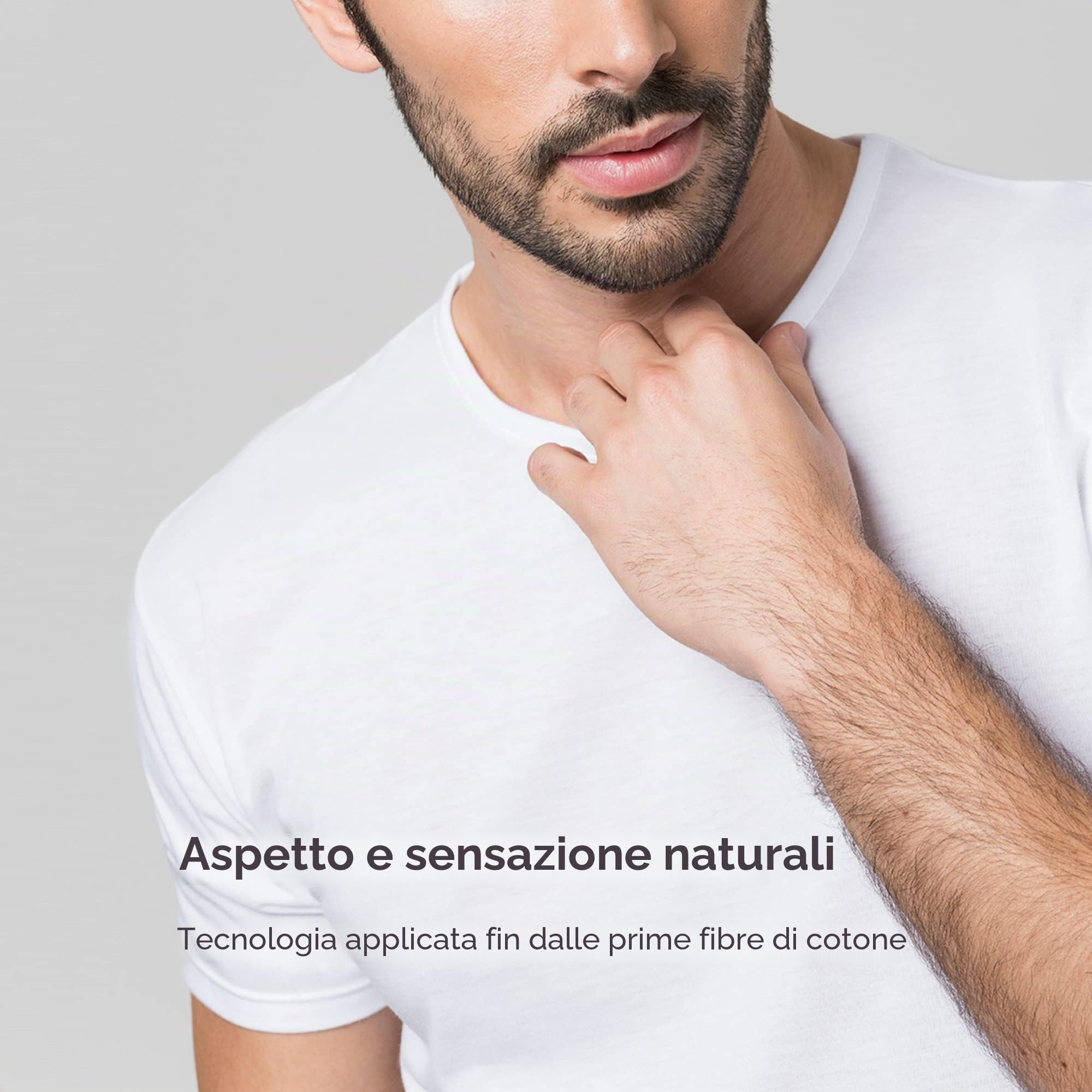 Maglietta a Prova di Sudore Sutran, Assorbe e Fa evaporare Il Sudore, a Prova di Macchia, a Prova di Odore, Anti-Sudore, Anti-Macchia, Anti-Odore, 100% Traspirante